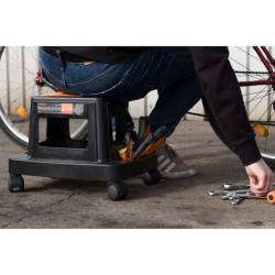 Scaun de lucru pe roti cu compartiment pentru scule, 10998 Handy Scaun de lucru pe roti cu compartiment pentru scule, 10998 Handy