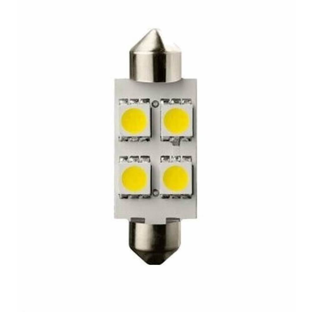 Set 2 becuri sofit 39mm 4 LED-uri SMD 12V C5W 6246 Vecta Set 2 becuri sofit 39mm 4 LED-uri SMD 12V C5W 6246 Vecta