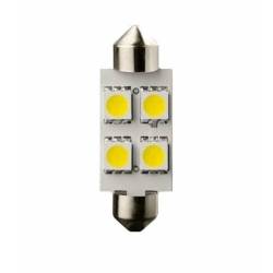 Set 2 becuri sofit 39mm 4 LED-uri SMD 12V C5W 6246 Vecta