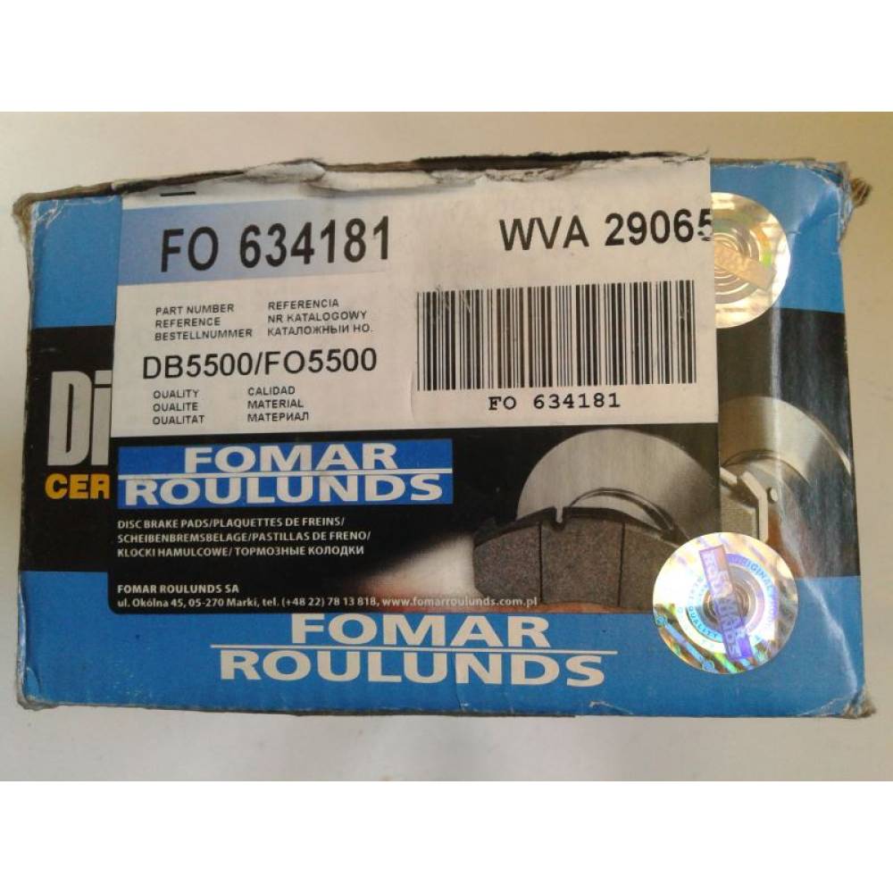 Placute frana WVA 29065 Fomar