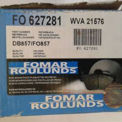 Placute frana WVA 21576 Fomar