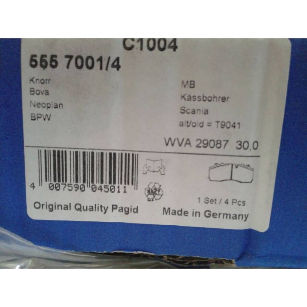 Placute frana C1004 Pagid