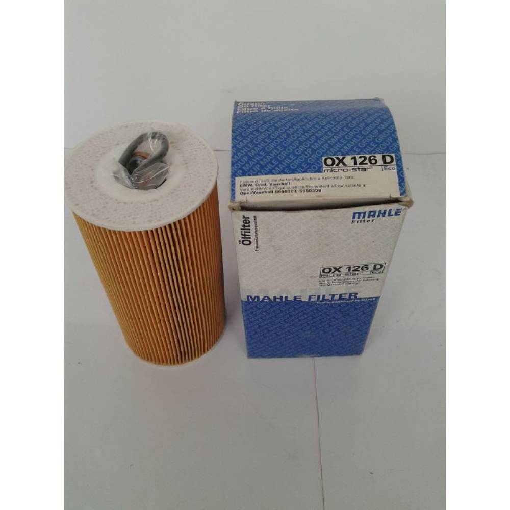 Filtru ulei OX126D Mahle pentru BMW, OPEL, LAND ROVER, KIA, 78756207