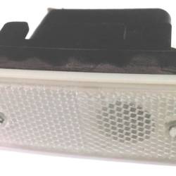 Lampa gabarit 90x40, incastrabila, bec 24V, alba/rosie