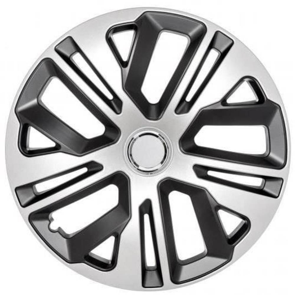 Capace roti 16'' Jestic Raven II cu inel, grafit cu argintiu