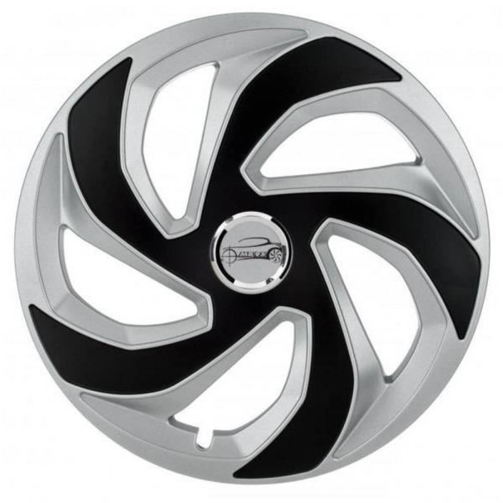 Capace roti 16'' Jestic Rex II cu inel, grafit cu argintiu Capace roti 16'' Jestic Rex II cu inel, grafit cu argintiu