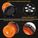 Girofar 12V/24V h128, fi160, LED72-mag, 11 functii, intrerupator 2 butoane, Strobo VS-0172 12/24V