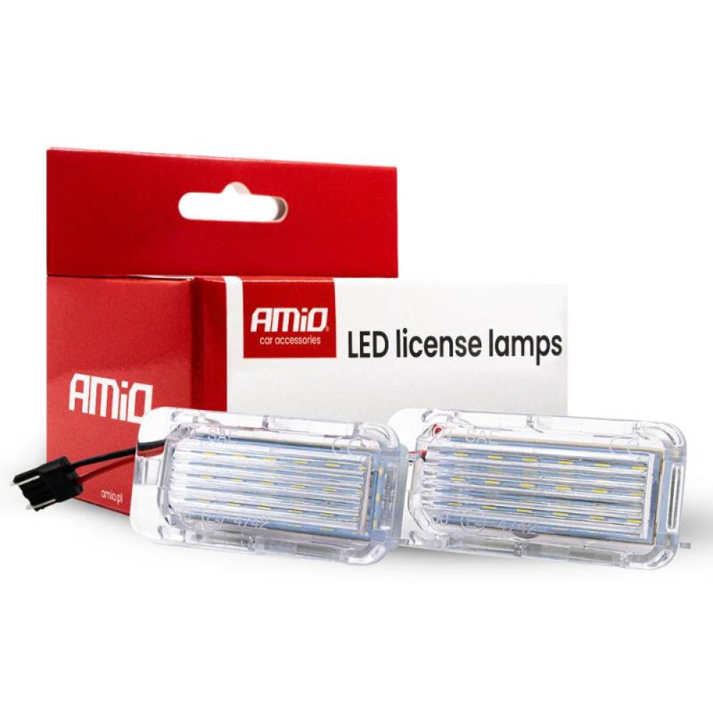 Set 2 bucati lampa numar LED, Ford Fiesta, Fusion, Mondeo, Amio 4543, 7903