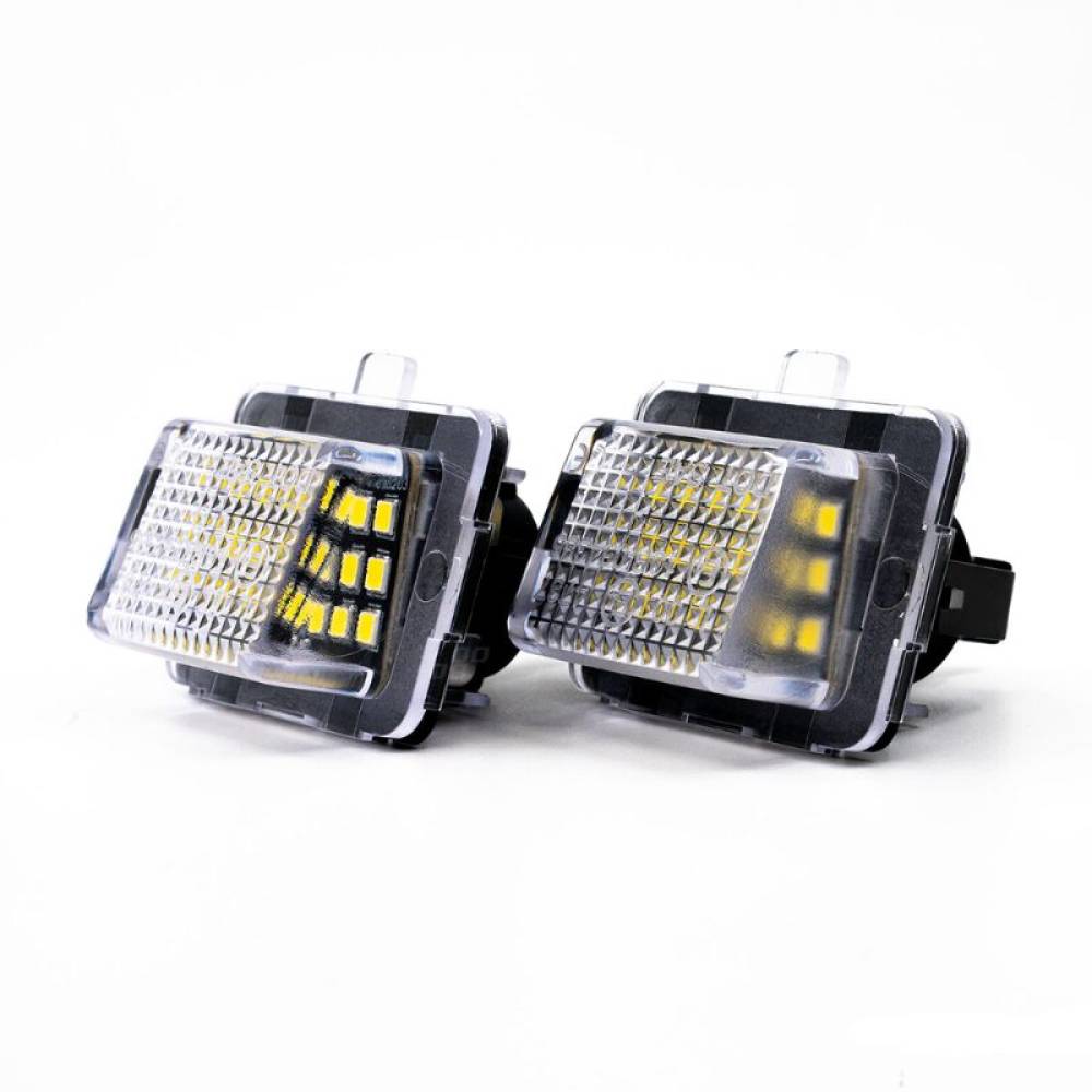Set 2 bucati lampa numar LED, compatibil Mercedes Clas C, E, CL, CLS, S, SLK, AMIO 04547, 7205 Set 2 bucati lampa numar LED, compatibil Mercedes Clas C, E, CL, CLS, S, SLK, AMIO 04547, 7205
