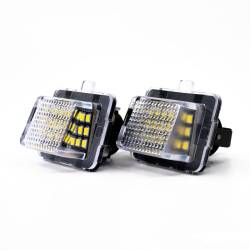 Set 2 bucati lampa numar LED, compatibil Mercedes Clas C, E, CL, CLS, S, SLK, AMIO 04547, 7205 