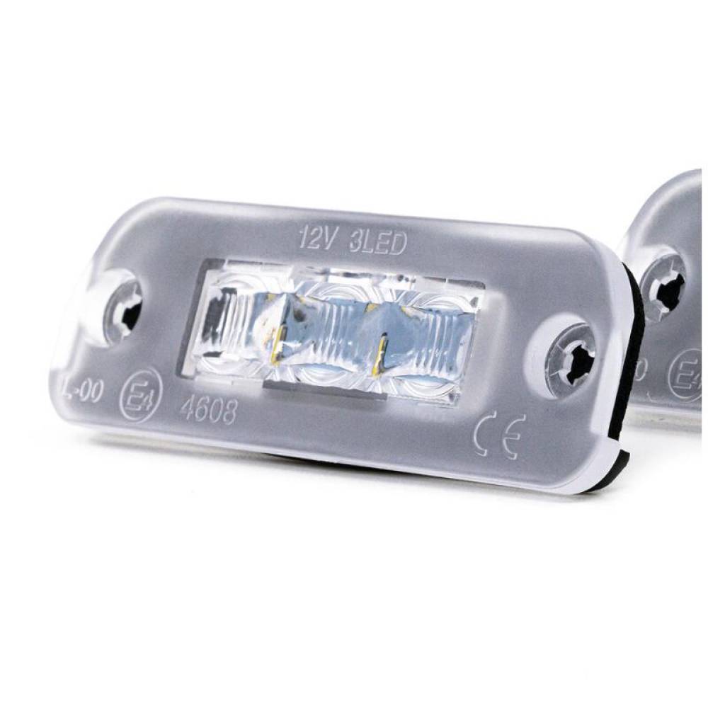 Set 2 bucati lampa numar LED, compatibil, Mercedes Clas C Sedan, AMIO 04549, 7206