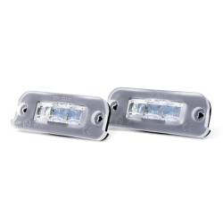 Set 2 bucati lampa numar LED, compatibil, Mercedes Clas C Sedan, AMIO 04549, 7206