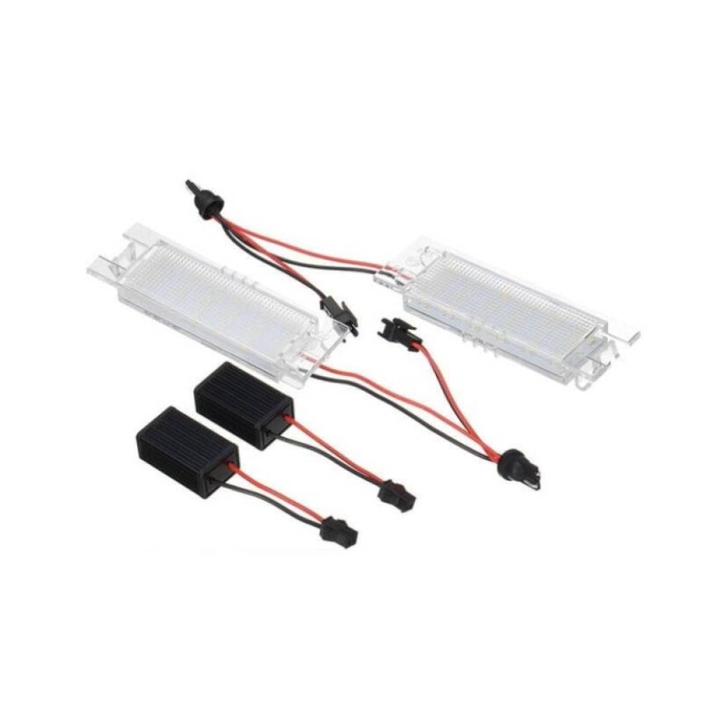 Set 2 bucati lampa numar LED compatibila Opel Zafira, Astra, Corsa, Insignia 71001