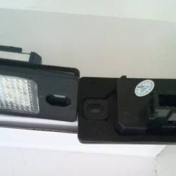 Set 2 bucati lampa numar LED compatibila Porsche Cayenne; VW Touareg, Tiguan, Skoda, Golf, Passat 7501-1