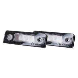 Set 2 bucati lampa numar compatibil LED Skoda Octavia, Roomster, AMIO 04558, 71401