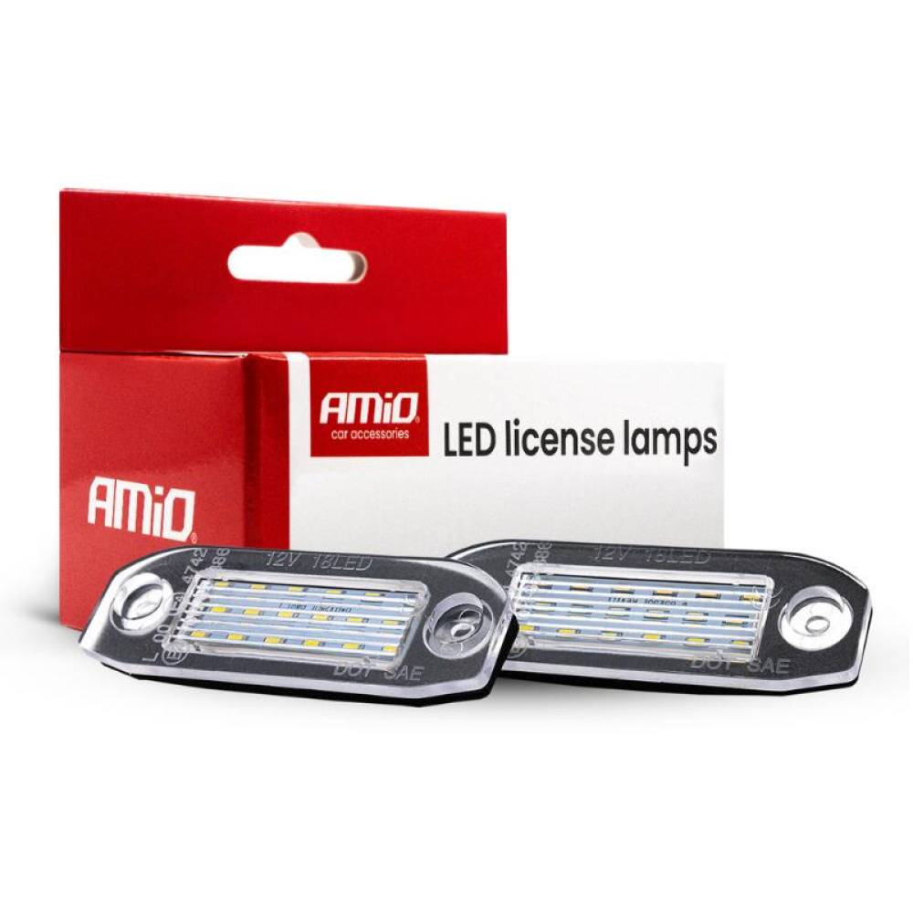 Set 2 bucati lampa numar LED Volvo  S40,60,80; ,XC60,90; C70; V50,60, AMIO 4542, 71301 