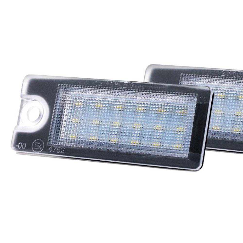 Set 2 bucati lampa numar LED, compatibil VOLVO V70, XC70, S60, S80, XC90, AMIO-04563, 71306