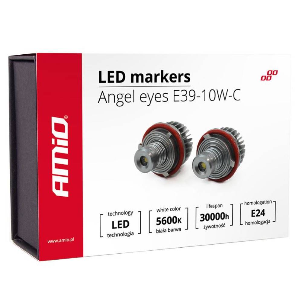 LED Marker Angel Eyes 10W BMW E39,53,60,61,63,64,65,66,87, 01540 Amio