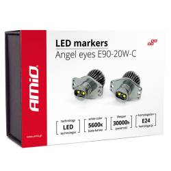 LED Marker Angel Eyes 20W BMW S3, E90,91 OEM 63117161444, 01541 Amio LED Marker Angel Eyes 20W BMW S3, E90,91 OEM 63117161444, 01541 Amio