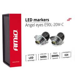 LED Marker Angel Eyes 20W BMW S3, E90,91 OEM 63112179077, 01542 Amio LED Marker Angel Eyes 20W BMW S3, E90,91 OEM 63112179077, 01542 Amio