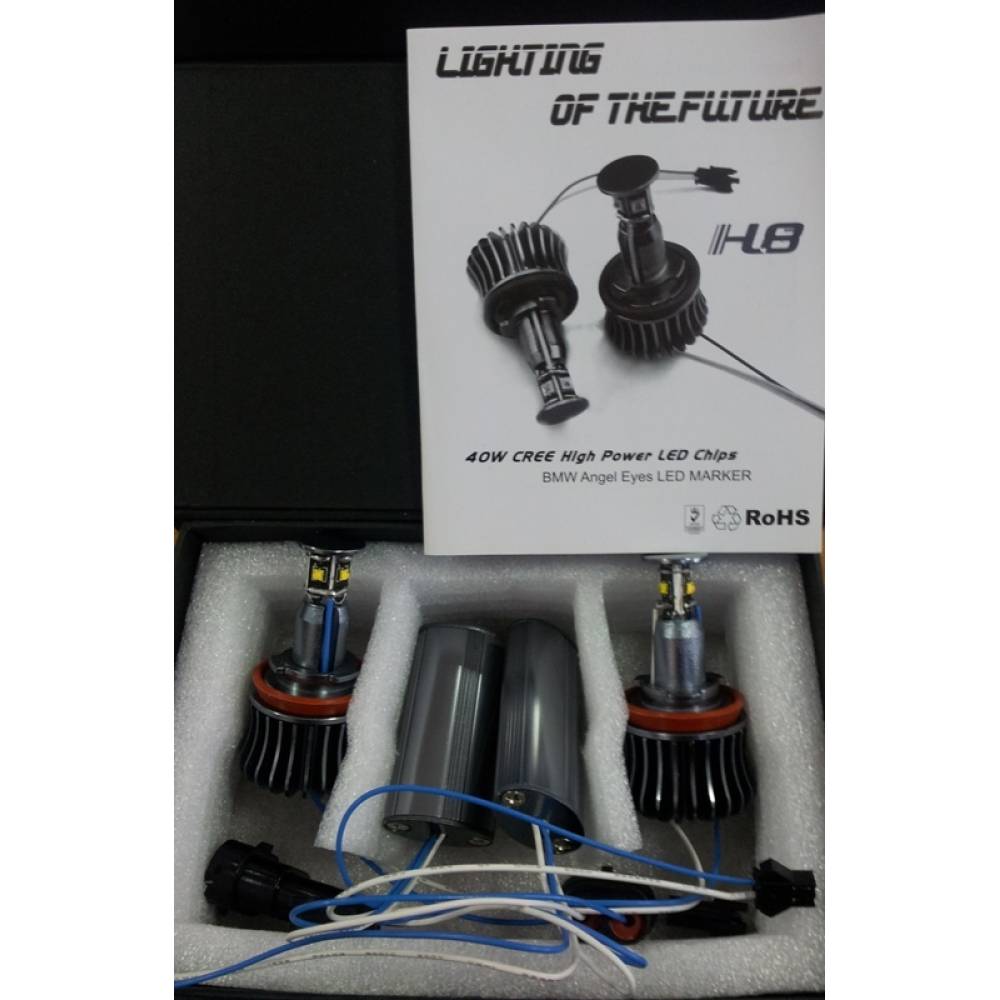 Bec 2 LED-uri Marker Angel Eyes 20W H8, BMW E82,87,89,90,91,92,X1,5,6 3047 Bec 2 LED-uri Marker Angel Eyes 20W H8, BMW E82,87,89,90,91,92,X1,5,6 3047
