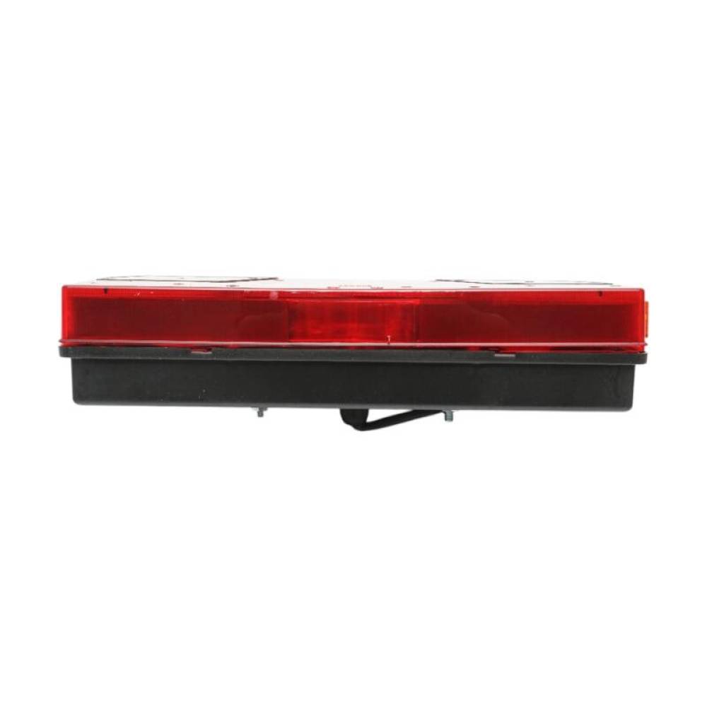 Lampa spate 420x140, 8 functii, 12-24V, fara bec, cu triunghi si cablaj, LED, stanga, Ucler 0105L, 98643, RN17 Lampa spate 420x140, 8 functii, 12-24V, fara bec, cu triunghi si cablaj, LED, stanga, Ucler 0105L, 98643, RN17