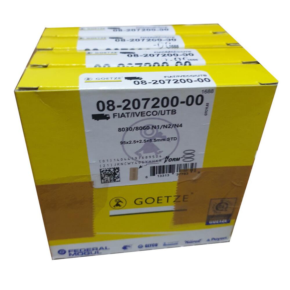 Set segmenti motor pentru 3 pistoane fi95 U445, U550, Fiat, Aro, Iveco Goetze 08-207200 set 3 buc