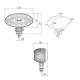 Proiector lucru fi176, LED, 12/24V, 3000lm, CRV1A.49501 Wesem