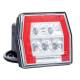 Lampa spate 99,6x93, 4 functii, iluminare numar, LED Neon, FT-120T Fristom Lampa spate 99,6x93, 4 functii, iluminare numar, LED Neon, FT-120T Fristom