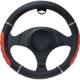 Husa volan 37 - 39cm negru cu rosu si argintiu 6545 Automax   