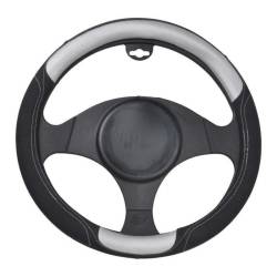 Husa volan 37 - 39cm negru cu gri 9348 Automax  