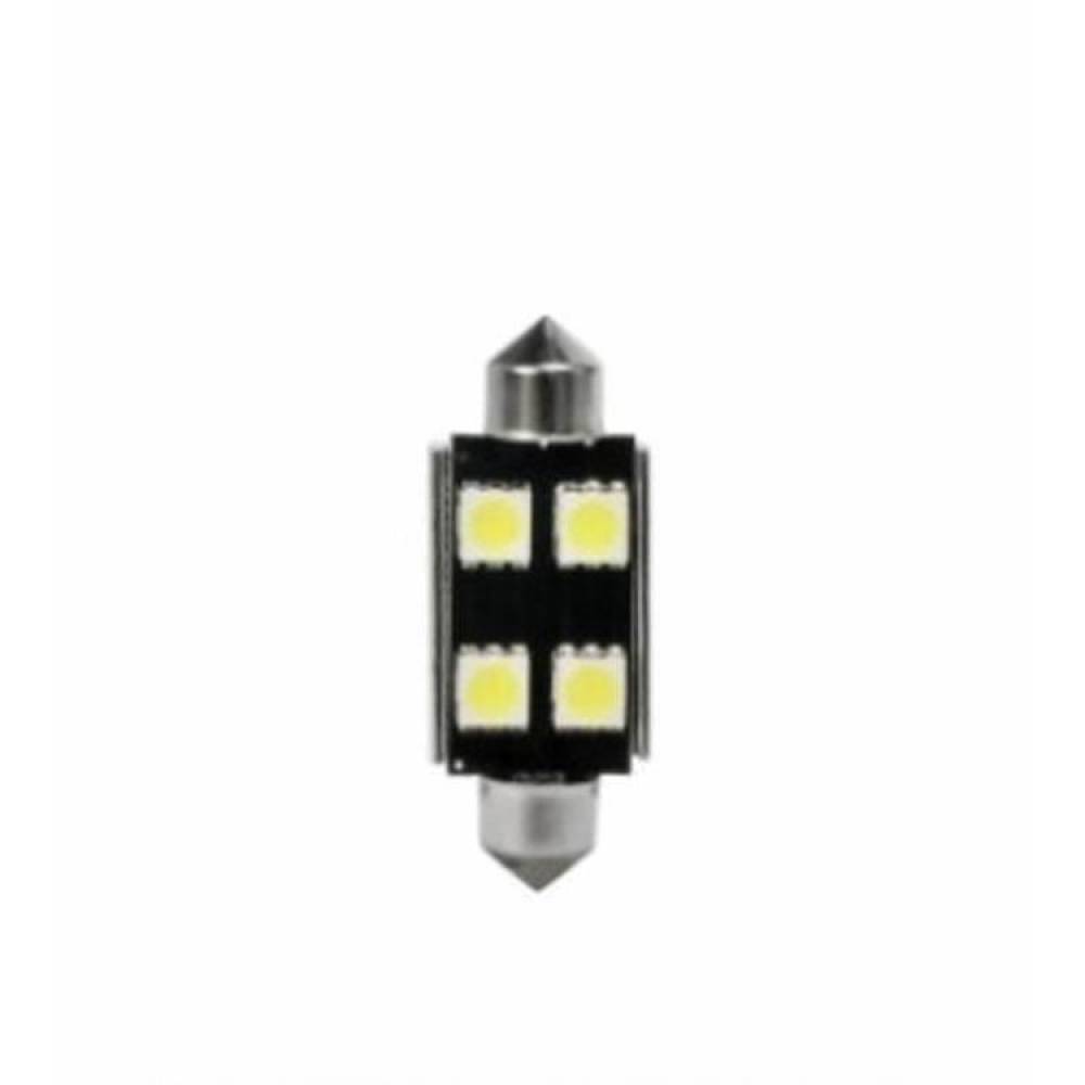 Set 2 becuri sofit 12V/C10W 42mm 4 LED-uri SMD Canbus alb 4549 Vecta Set 2 becuri sofit 12V/C10W 42mm 4 LED-uri SMD Canbus alb 4549 Vecta