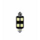 Set 2 becuri sofit 12V/C10W 42mm 4 LED-uri SMD Canbus alb 4549 Vecta Set 2 becuri sofit 12V/C10W 42mm 4 LED-uri SMD Canbus alb 4549 Vecta