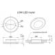 Lampa interior plafon fi95 FT-046S LED, incastrata, argintiu 9-36V Fristom