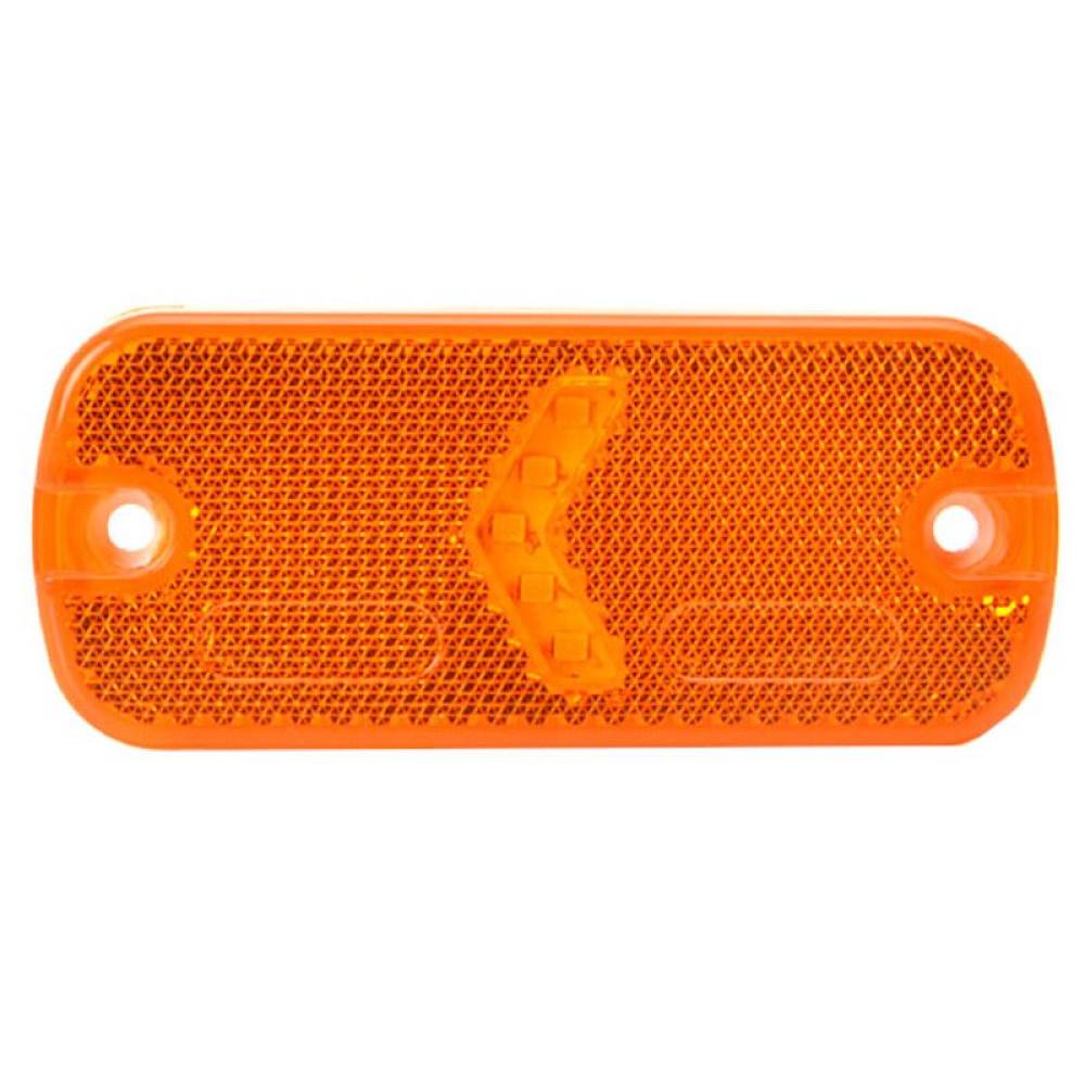 Lampa gabarit 105x45, LED, galbena, cu suport, sageata, 12-24V, W127 901 Was 