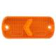 Lampa gabarit 105x45, LED, galbena, cu suport, sageata, 12-24V, W127 901 Was 