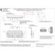 Lampa gabarit 105x45, LED, galbena, cu suport, sageata, 12-24V, W127 901 Was 