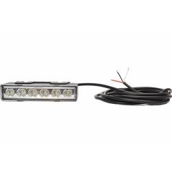 Proiector stroboscopic 12/24V, h32.8x146.5, 6 LED-uri, in grila, W117, 898.2 Was