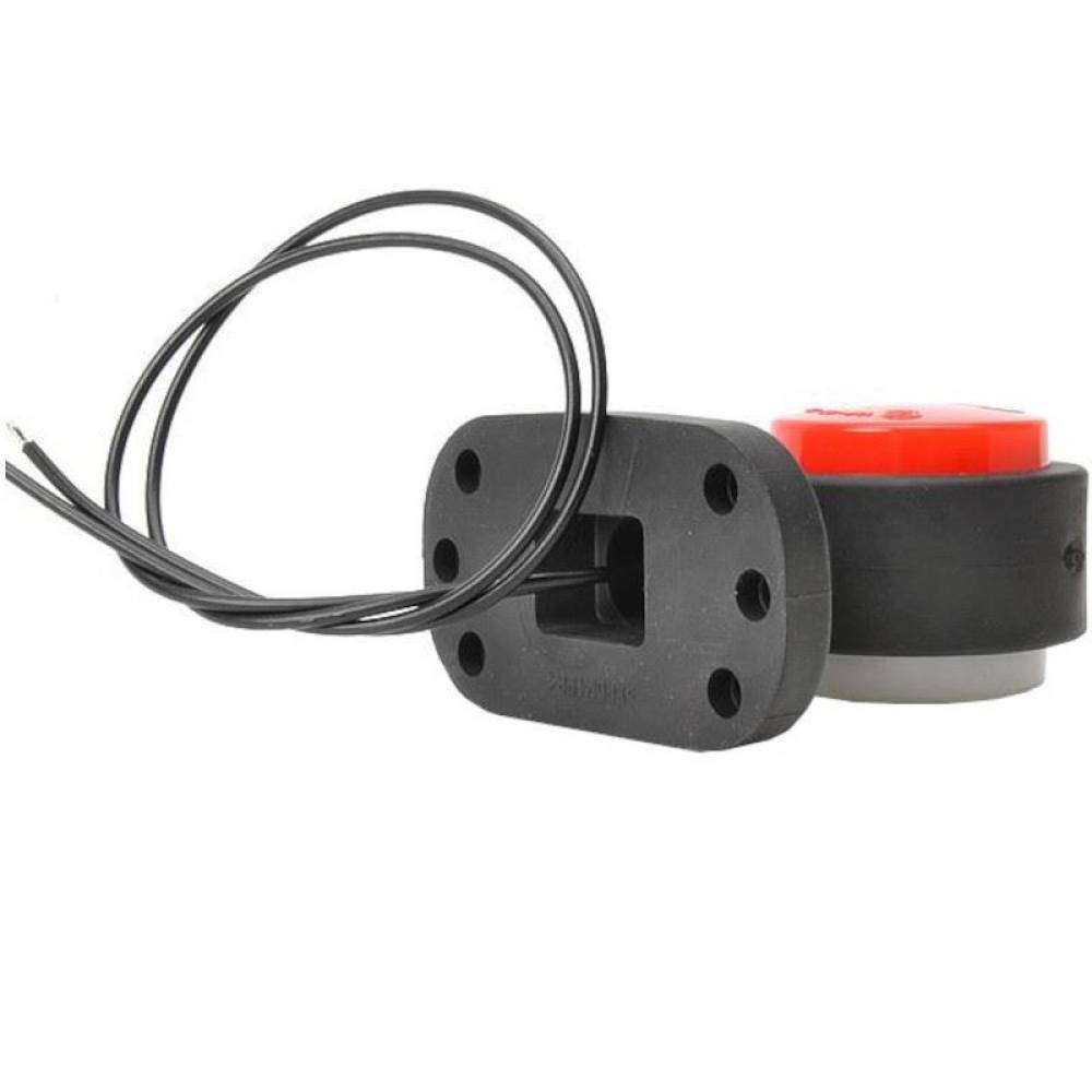 Lampa gabarit cu brat 95mm, LED, alb-rosie, W21.1N 771 Was  