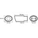 Ornament toba interior 30(49), exterior 87, L146 01303 Amio