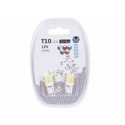Set 2 becuri T10, LED 12V W5W 58959 Vision