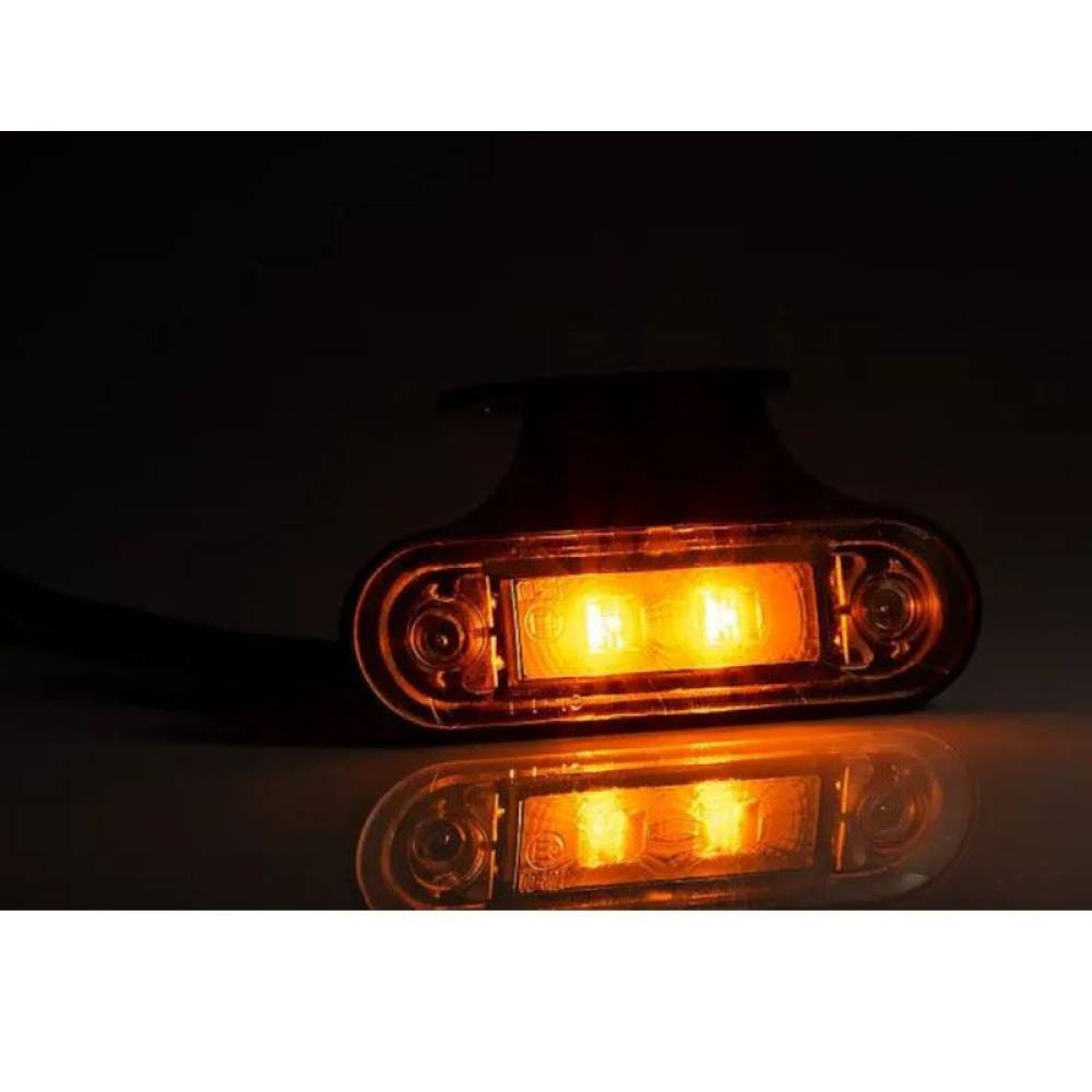Lampa gabarit 78x22, LED, galbena, cu suport talpa, 12-30V, FT-015/ Z+K Fristom 