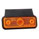Lampa gabarit 102x36, LED, galbena, cu talpa, 12-36V, FT-004-Z+K, Fristom 