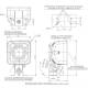 Proiector lucru 101x101, LED, 1980lm, functie mers inapoi, W81 685 Was
