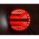Lampa spate fi140, 4 functii, tip hamburger, LED Neon, semnalizare dinamica, Navia LZD 2342 Horpol