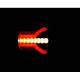 Lampa spate fi140, 4 functii, tip hamburger, LED Neon, semnalizare dinamica, Navia LZD 2342 Horpol