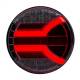Lampa stop fi140, 5 functii, mers inapoi, ceata, tip hamburger, LED Neon, semnalizare dinamica, Navia, HOR94B LZD2341 Horpol