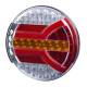 Lampa stop fi140, 5 functii, mers inapoi, ceata, tip hamburger, LED Neon, semnalizare dinamica, Navia, HOR94B LZD2341 Horpol