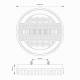 Lampa stop fi140, 4 functii, stanga-dreapta, LED, 12-24V, semnalizare dinamica, 02372 Amio