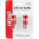 Set 2 becuri T10e, 27 LED-uri SMD3014, 12-24V W5W, CANBUS 01446 Amio